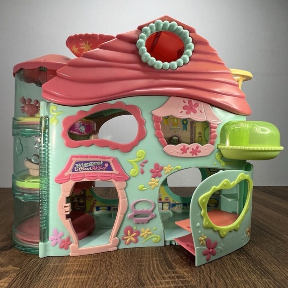 LPS - Biggest Littlest Pet Shop Playset - Foldable House - 2005 - Hasbro - Picture 1 of 15